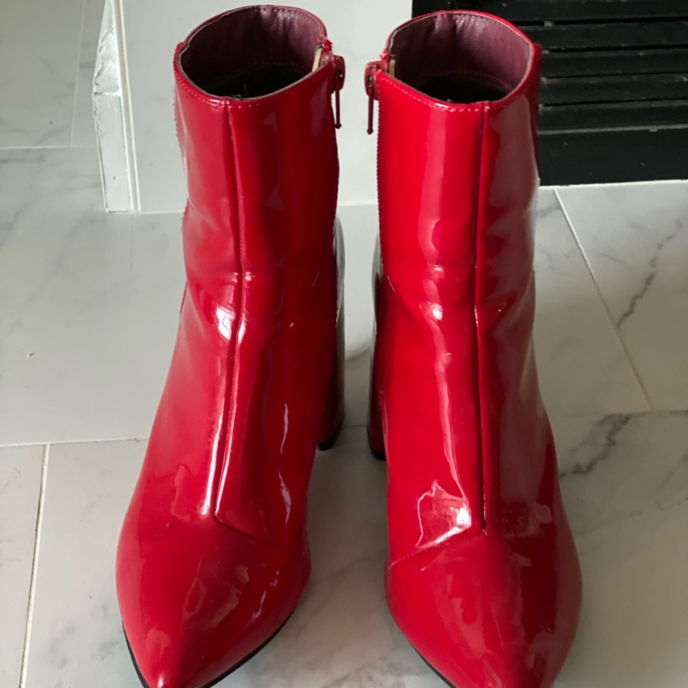 Red booties
